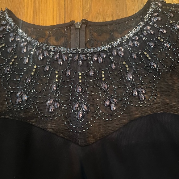 Alex Evenings Navy Long Sleeve Dress - Picture 6 of 12